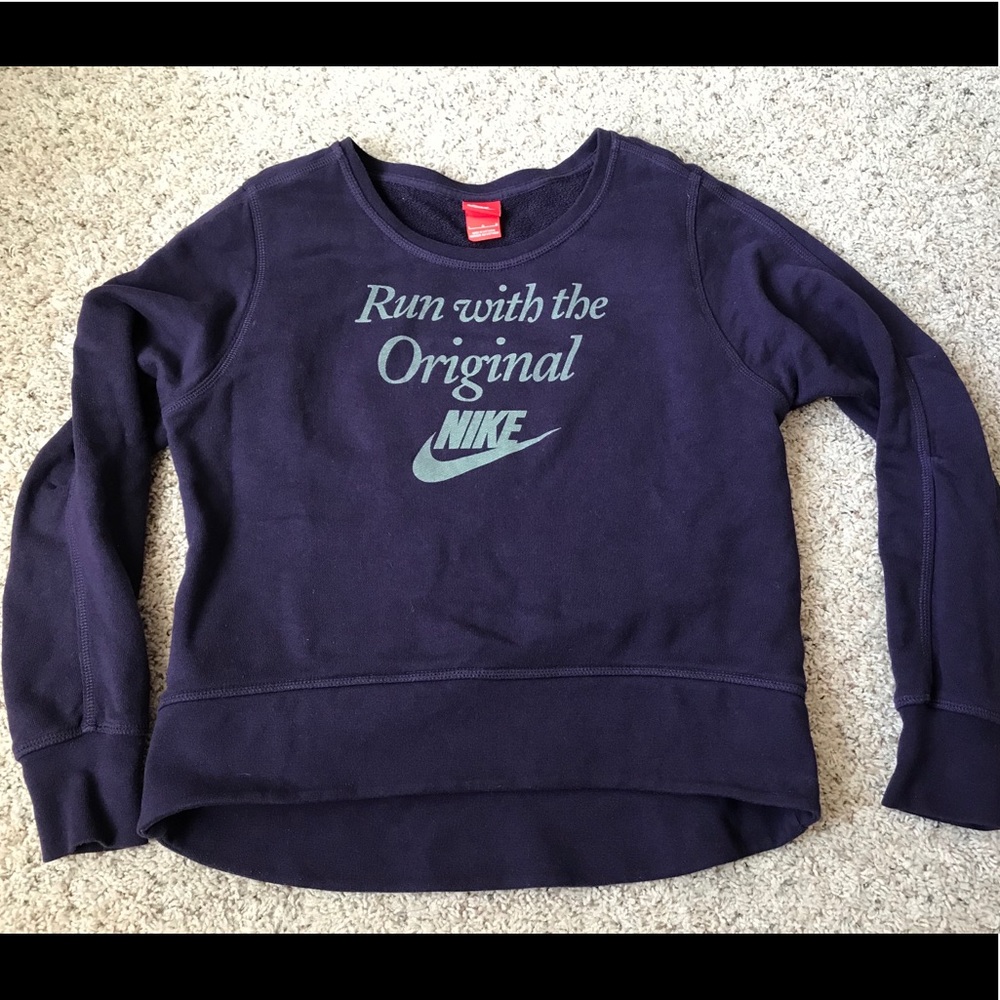 Nike Dark Purple Sweatshirt.